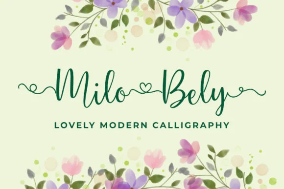 MiloBely Font by pustudio — Script Handwritten Font