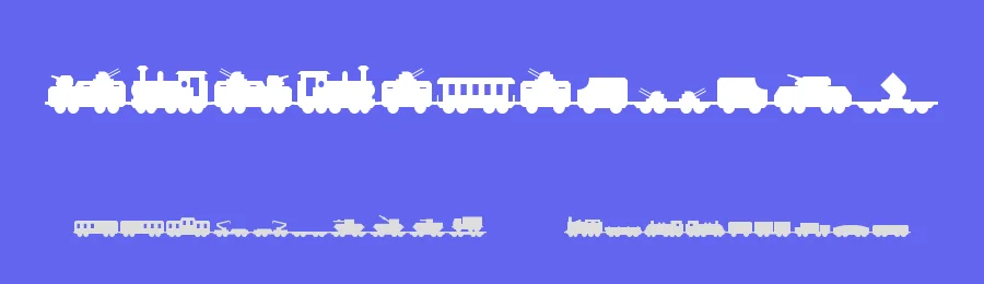 MilTrain by Tom Mouat — Dingbats Font — thumbnail 3