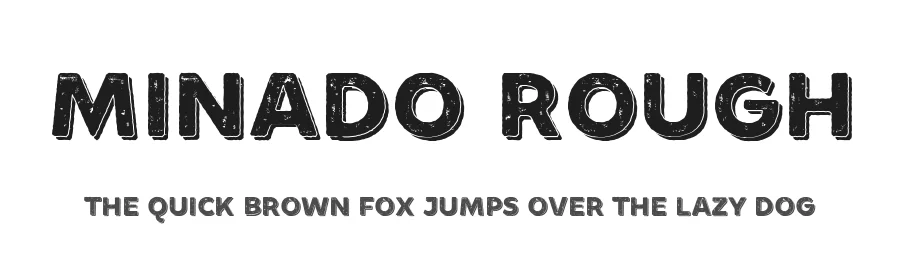 Minado Rough by RodrigoTypo — Decorative Font