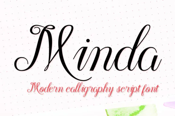 Minda Script Font by Nandatype β Script Handwritten Font