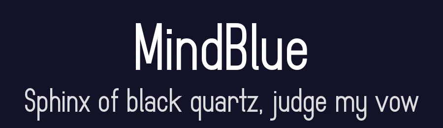 MindBlue by Studio Typo — Sans Serif Font — thumbnail 2