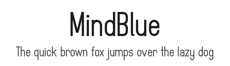 MindBlue by Studio Typo — Sans Serif Font