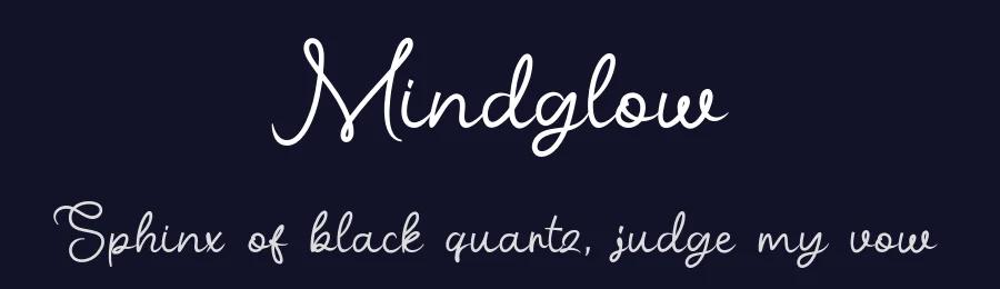 Mindglow by Khurasan — Script Handwritten Font — thumbnail 2