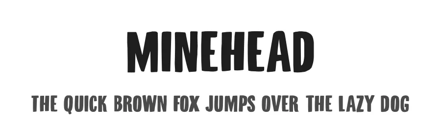 Minehead by Hanoded — Decorative Font