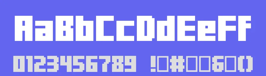 Minercraftory by Jayvee Enaguas — Display Font — thumbnail 3