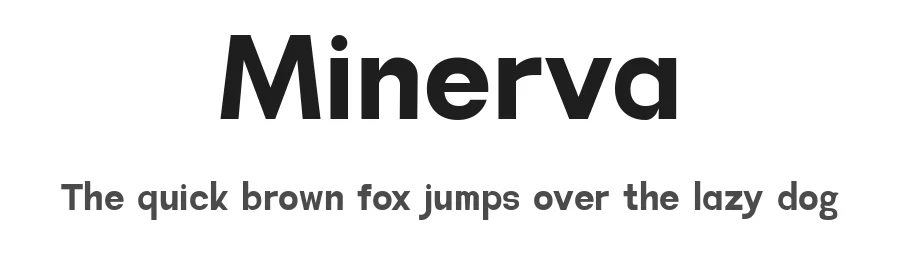 Minerva by Moonstone Co — Sans Serif Font