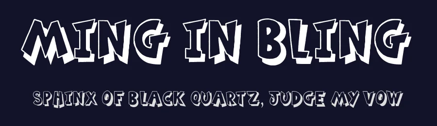 Ming in Bling by JSH creates — Decorative Font — thumbnail 2