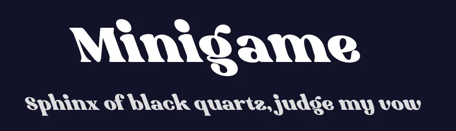 Minigame by Kong Font — Serif Font — thumbnail 2