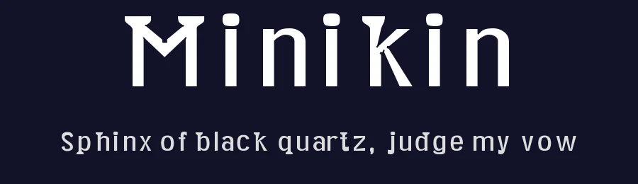 Minikin by Graham Herrli — Sans Serif Font — thumbnail 2