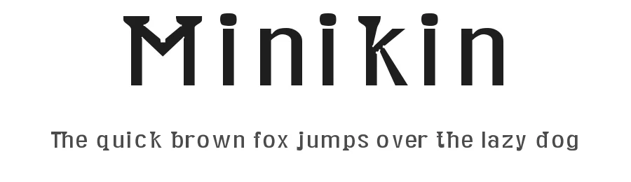 Minikin by Graham Herrli β Sans Serif Font