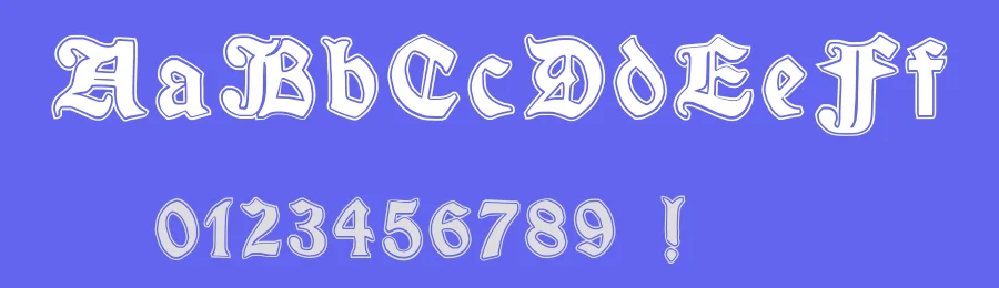 Minim by Paul Lloyd — Blackletter Font — thumbnail 3