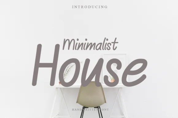 Minimalist House Font by Garcio — Script Handwritten Font