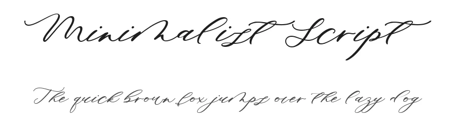 Minimalist Script