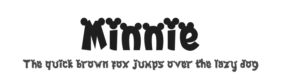Minnie by Kong Font — Decorative Font