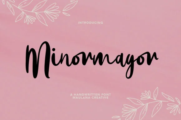 Minormayor Font by Maulana Creative — Script Handwritten Font