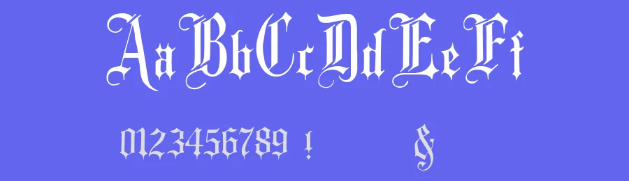 Minster by Paul Lloyd — Blackletter Font — thumbnail 3