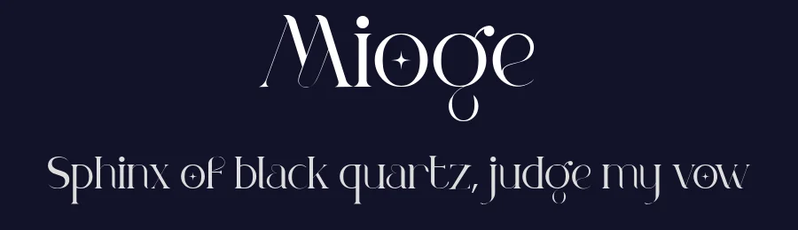 Mioge by Typefactoryco — Decorative Font — thumbnail 2