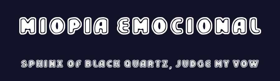 Miopia Emocional by Woodcutter — Decorative Font — thumbnail 2