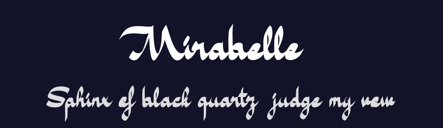 Mirabelle by Qkila — Script Handwritten Font — thumbnail 2