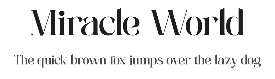 Miracle World