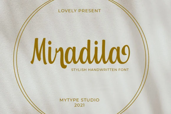 Miradila Font by Mytype Studio — Script Handwritten Font