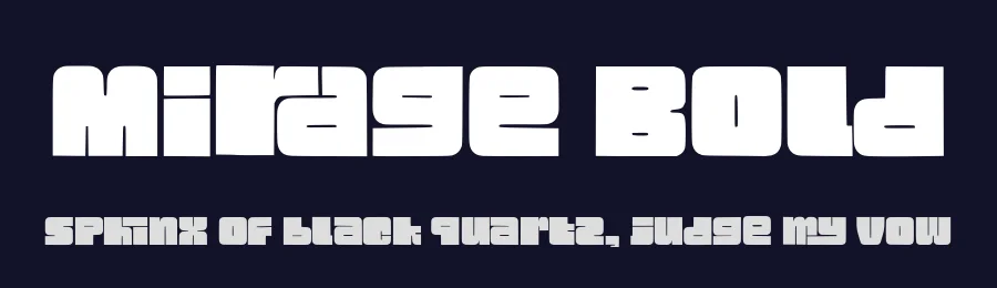 Mirage Bold by Alpaprana Studio — Decorative Font — thumbnail 2