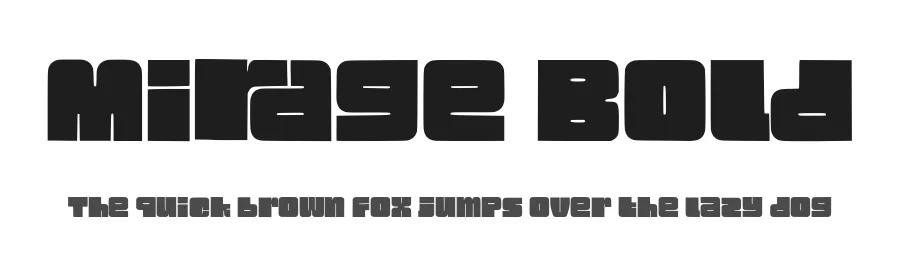 Mirage Bold by Alpaprana Studio — Decorative Font