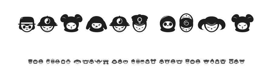 Misfit Cubs by dcoxy - Greg Medina — Dingbats Font