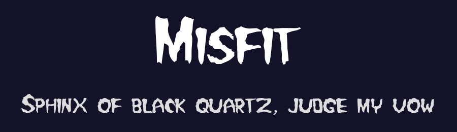 Misfit — Decorative Font — thumbnail 2