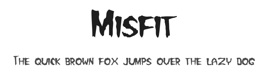 Misfit — Decorative Font