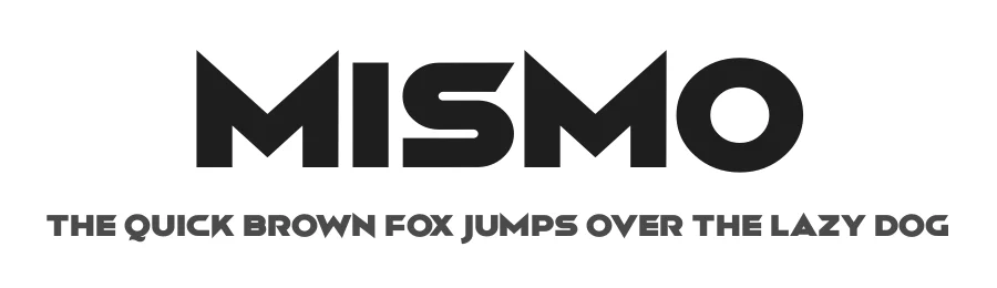 Mismo by EyeCone — Sans Serif Font