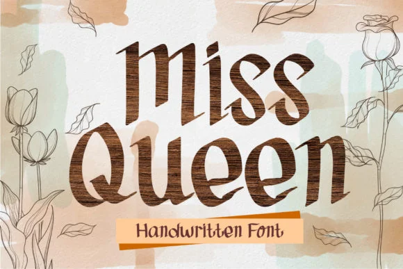 Miss Queen Font by boogaletter — Script Handwritten Font