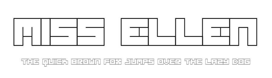 Miss Ellen by Font Environment — Display Font