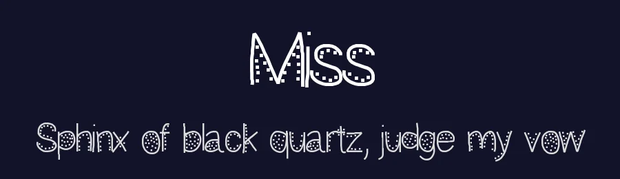 Miss by Gaelleing — Script Handwritten Font — thumbnail 2