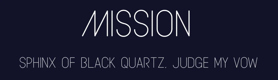 Mission by Alex Haigh — Sans Serif Font — thumbnail 2