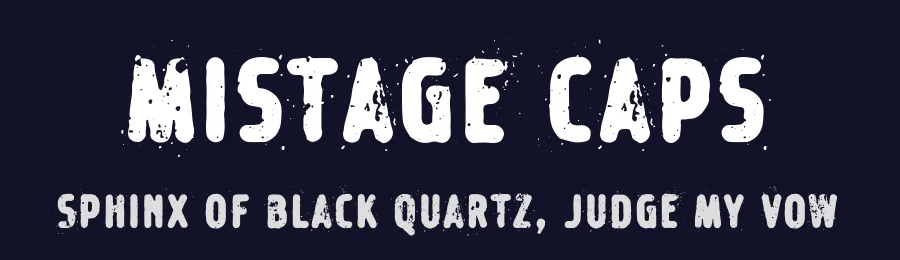 Mistage Caps by Edignwn Type — Decorative Font — thumbnail 2