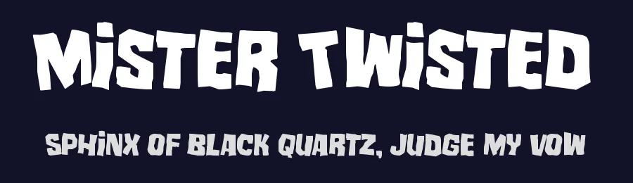 Mister Twisted by Iconian Fonts — Decorative Font — thumbnail 2