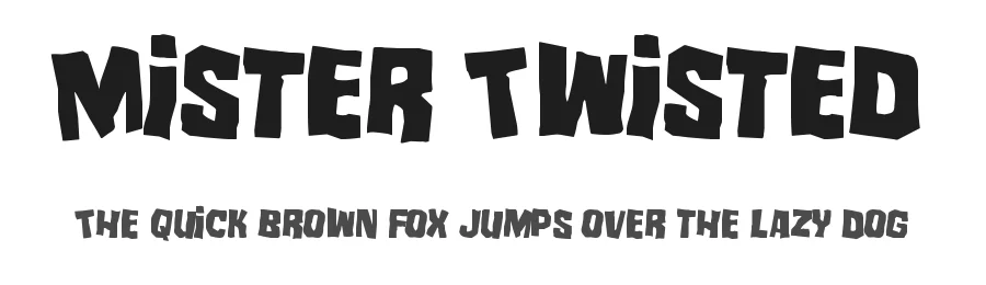 Mister Twisted by Iconian Fonts — Decorative Font