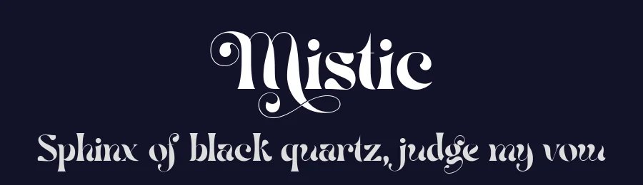 Mistic by Alit Design — Decorative Font — thumbnail 2