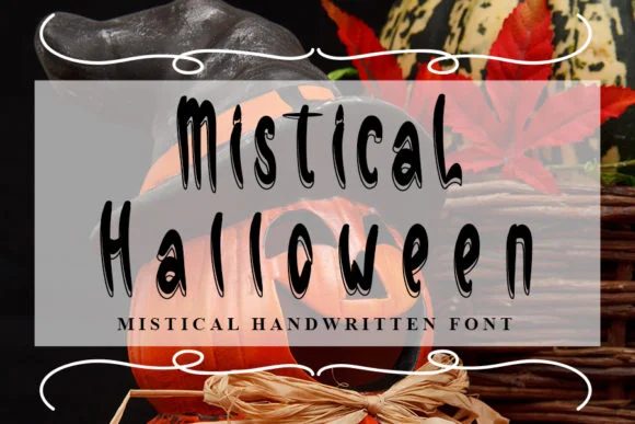 Mistical Halloween Font by FL Space — Script Handwritten Font