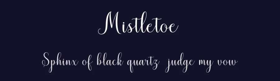 Mistletoe by Barland — Script Handwritten Font — thumbnail 2