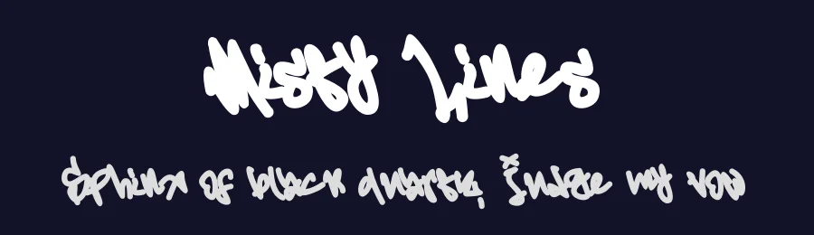 Misty Lines by Cikareotype Studio — Script Handwritten Font — thumbnail 2