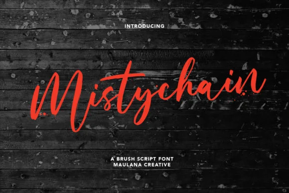 Mistychain Font by Maulana Creative — Script Handwritten Font