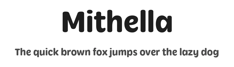Mithella by Lafontype — Sans Serif Font