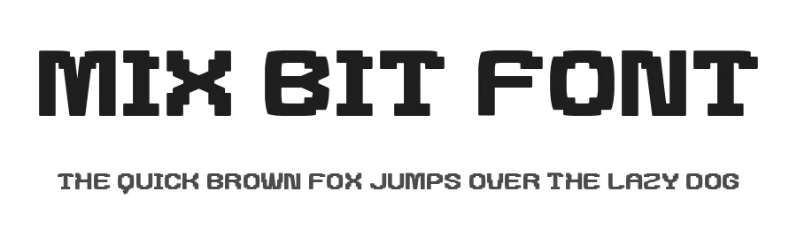 Mix Bit Font