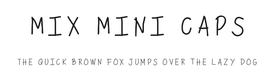 Mix Mini Caps