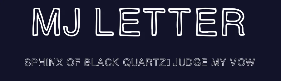 MJ Letter by Gaelleing — Decorative Font — thumbnail 2