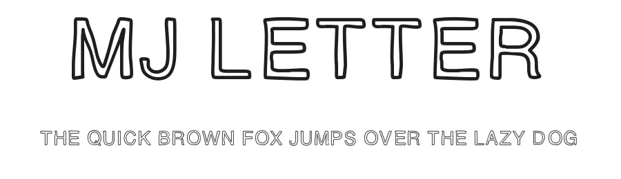 MJ Letter by Gaelleing — Decorative Font