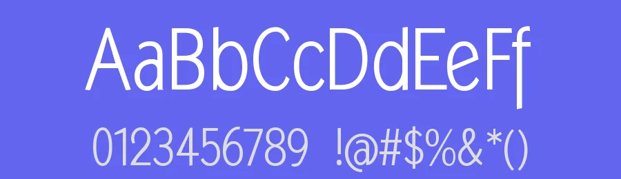 MK Abel by Manfred Klein — Sans Serif Font — thumbnail 3