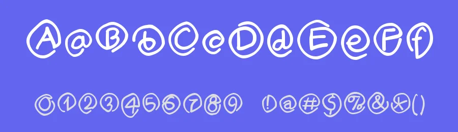 MKlammer Affen by Manfred Klein — Decorative Font — thumbnail 3